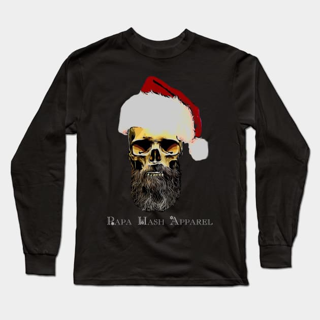 Papa Hash Apparel: Santa Hat Long Sleeve T-Shirt by Papa Hash's House of Art